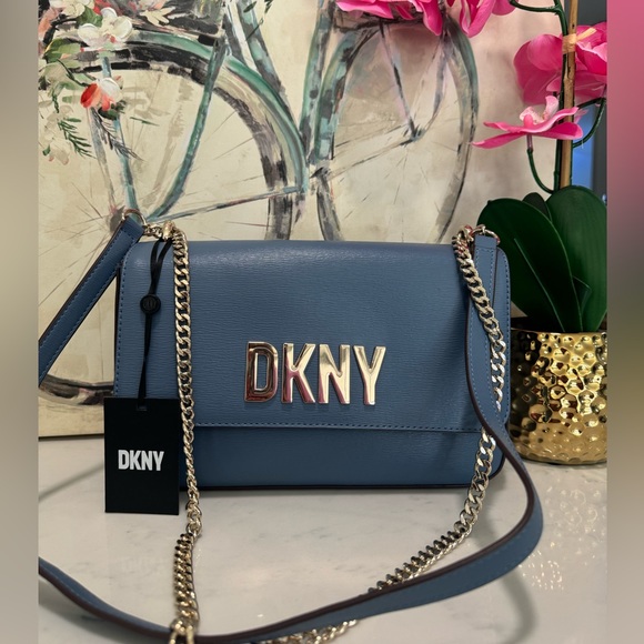 Dkny Handbags - SOLD❤️🌷DKNY sina blue shoulder bag 💙